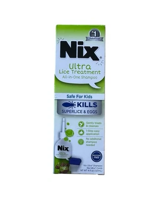 Nix Ultra Lice Treatment All-in-One Shampoo 1 Step Easy Application 4oz - Image 1 of 3