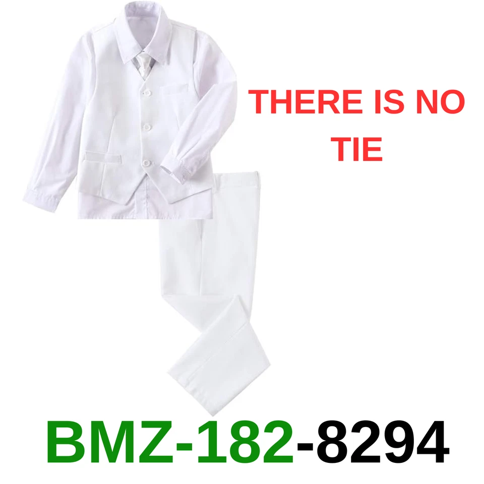 YuanLu Boys' First Communion Suits Vest and Pants Set with Dress Shirt, 3T - Image 1 of 4