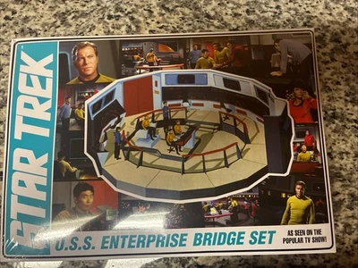 Star Trek USS Enterprise Bridge Set w/ Figures Sealed AMT 1/32 SCALE FULL BRIDG - Image 1 of 4