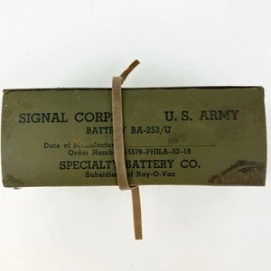 Signal Corps Wet Battery BA-253/U US Army Vietnam Vintage Original Ray-O-Vac - Picture 1 of 6