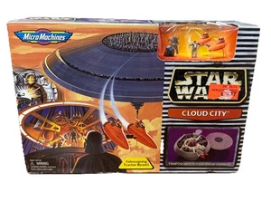 1997 Galoob Star Wars Micro Machines MISB Cloud City Transforming Action Set Neu - Bild 1 von 16