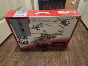 K'NEX 100 Modelli Unici Imagine Set Costruzioni 863 Pezzi Età 7+ Engineering STEM - Foto 1 di 3