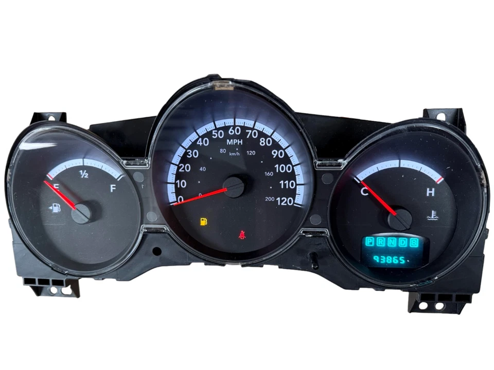 Grupo de velocímetros Chrysler Town & Country 2008/Dodge Caravan 93.865 millas Foto 1 de 4