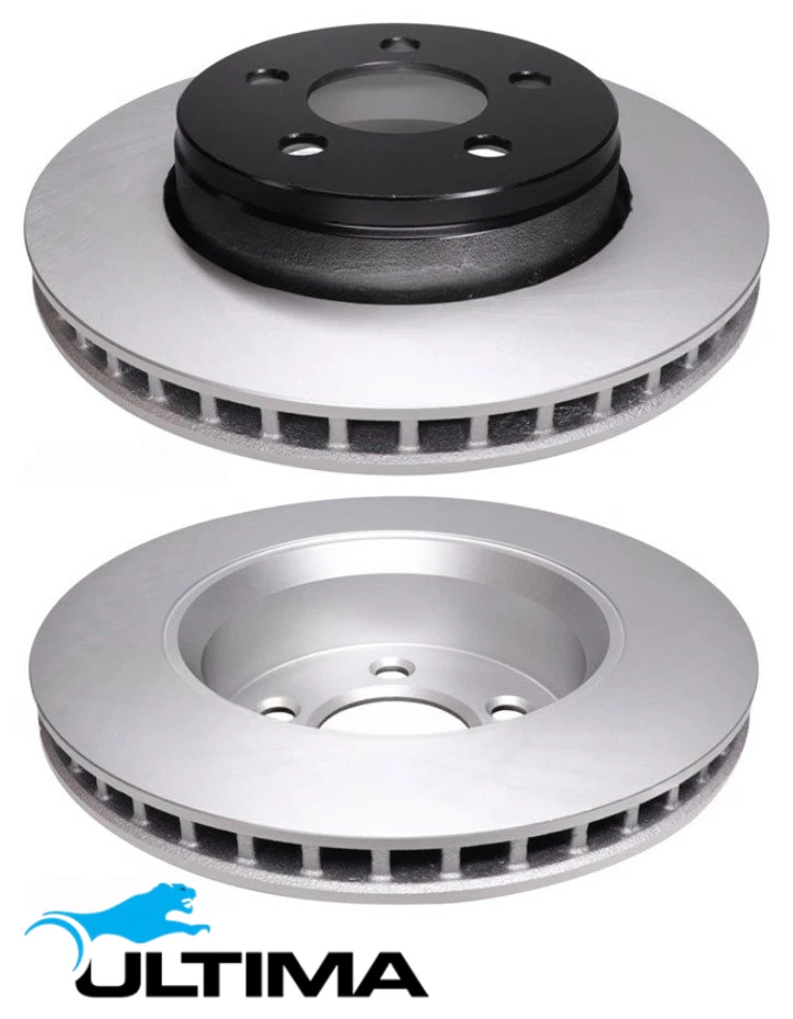 ULTIMA FRONT VENTED DISC BRAKE ROTOR SET FOR DODGE NITRO KA EKG 3.7L V6 - image 1 of 1
