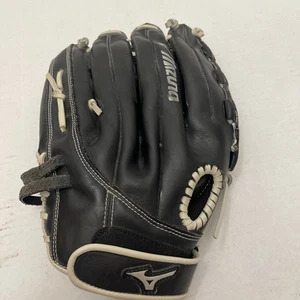 Mizuno 14in Baseball Glove GSH 1402 Professional Model Leather Shadow Black RHT - Picture 1 of 4