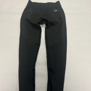 Gymshark Vital Leggings Women’s Size Medium Black Workout - Picture 1 of 8