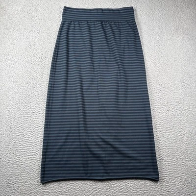 Labo. Falda Artística Mujer 2 (US 8-10) Midi Pull On Rayas Jersey Tejido Italia Foto 1 de 4