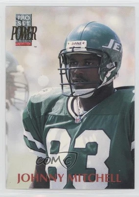 1992 Pro Set Power Johnny Mitchell #324 Rookie RC - Image 1 of 2