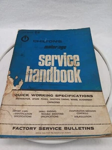 Chiltons service handbook factory service bulletins working specs 1971 Vintage - Picture 1 of 11