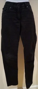 BURBERRY Skinny Slim Fit Jeans schwarz anthrazit Baumwollmischung Marke Kettendetail - Bild 1 von 6