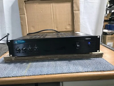 Crown 180MA 80W Commercial Rack Mount Audio Power Amplifier w/ Ears!** - Image 1 of 4