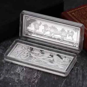 999 Pure Silver Bar Dragon Play Bead Silver Bullion SilverCollection /Random one - Picture 1 of 13