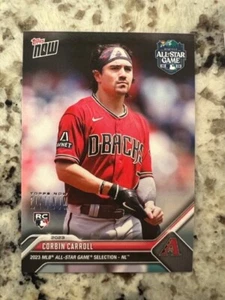 2023 TOPPS NOW PLATIN ALL-STAR SPIEL ROOKIE KARTE CORBIN CARROLL #ASG-CC - Bild 1 von 1