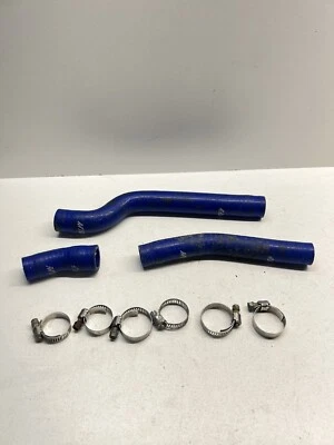 2004 YZ450F Radiator Hoses OEM Cooling Pipes Clamps Hose Yamaha YZ450 2003-2009 - Image 1 of 4