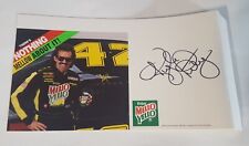 Vintage 1992 Kyle Petty Mello Yellow Signed 12" x 6" Promo Card