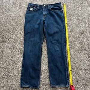 Cinch White Label Relaxed Fit Medium Wash Jeans Men's 36x34 Blue Western Cowboy - Picture 1 of 11
