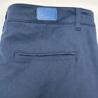 Mugsy Jeans Mens 37X35 Blue Morgans Performance Chino Pants Stretch Comfort