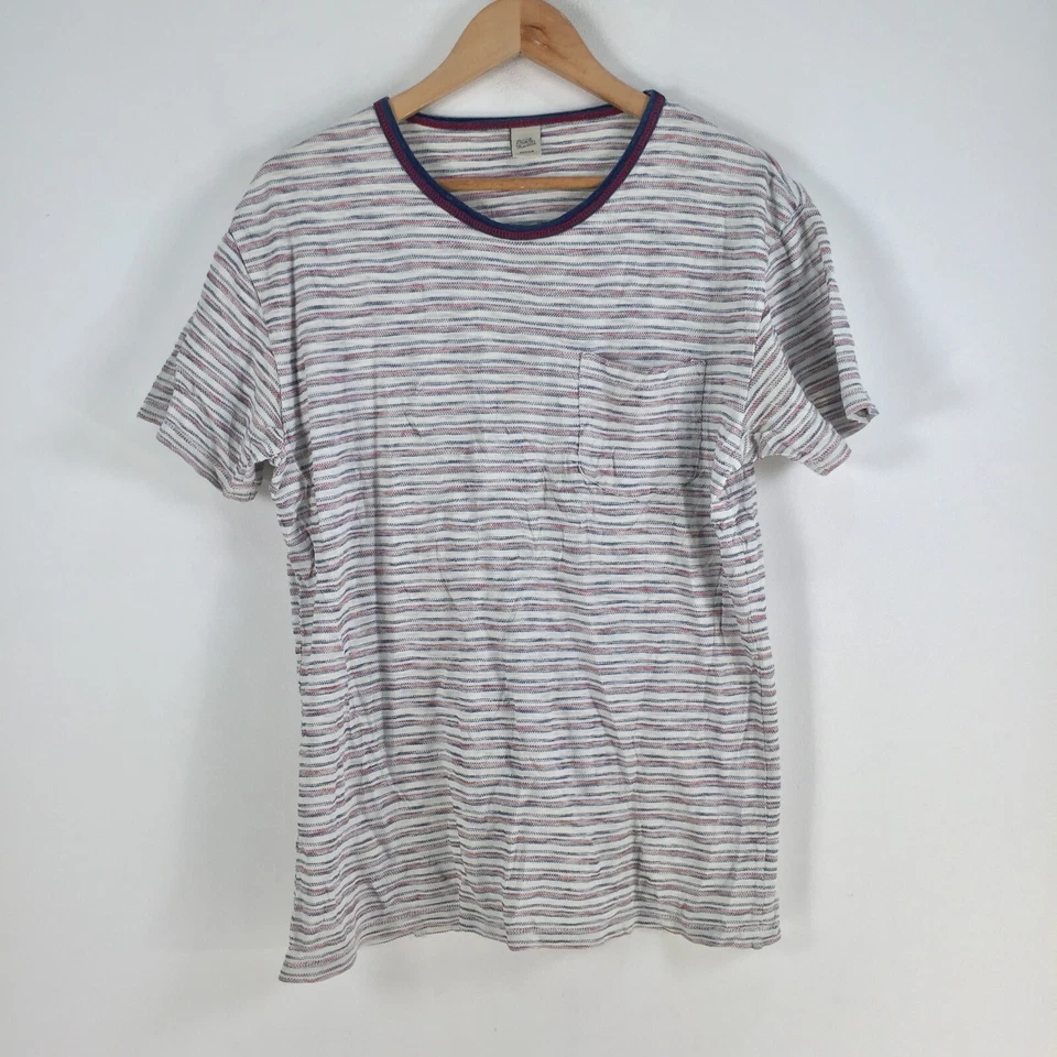 Deus ex machina mens t shirt size M multicolour striped short sleeve 066562 - Image 1 of 4