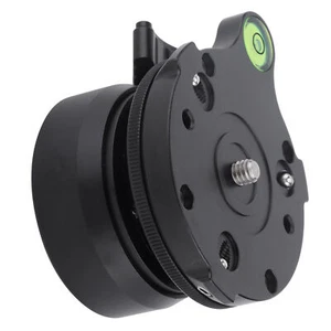 Tripod Head Dy‑60N Tripod Leveling Base Leveler Adjusting Plate For Dslr C TDM - Picture 1 of 22