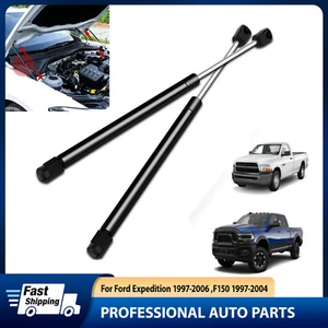 2X Front Hood Lift Supports Shocks Fit For 1997-2006 Ford Expedition F-150 F-250 - Picture 1 of 8