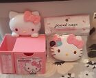 Hello Kitty 7-11 Storage Container/jewelry Box Sold As Set