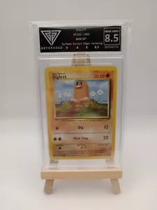 Diglett 47/102 Base Set 1999 Unlimited Pokemon Get Graded 8.5 Near Mint Pokémon - Picture 1 of 3