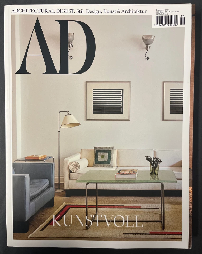 Wie neu: Zeitschrift "AD - Architectural Digest", Ausgabe Dezember 2023 - Bild 1 von 1