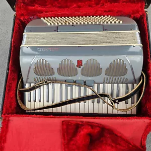 Vintage Galanti Accordion Piano with Hard Case 24 Keys Made In Italy - Picture 1 of 24