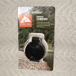 Ozark Trail Lensatic Compass, Black, Model 5013 Brand New In Package