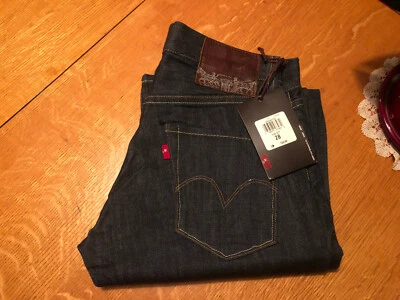 Levis MATCHSTICK SLIM 直筒牛仔裤 28 X 34 全新带标签非常好! — 第 1/4 张图片