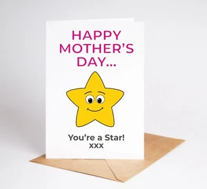 Funny Mothers Day Card Mum Mother Rude Card BC719 - Picture 1 of 3