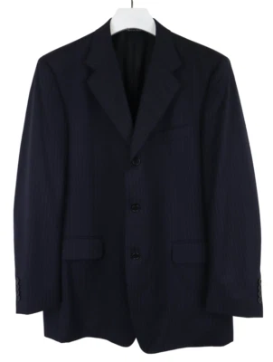 Canali Blazer Men (EU) 52 Single Breasted Notch Lapel Wool Pinstripe - Image 1 of 4