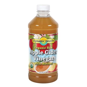 Dynamic Health Certified Organic Raw Apple Cider Vinegar with Mother | 16 Fl oz - Picture 1 of 6