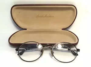 BROOKS BROTHERS BB140 1022 Silver Mens Round Eyeglass Frames 49-20-135MM - Picture 1 of 10