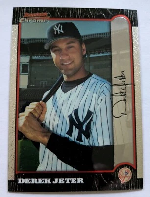 DEREK JETER, 1999 BOWMAN CHROME #290, YANKEES - Image 1 of 4