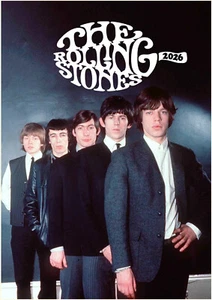 Calendario de pared 2026 (12 pg) THE ROLLING STONES póster fotográfico de música vintage 1237 - Imagen 1 de 2