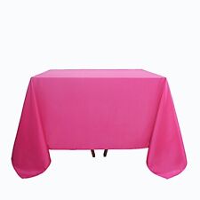 10 pcs 90x90" Square Polyester Tablecloths Wedding Table Linens for Catering