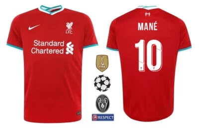 Trikot Nike FC Liverpool 2020-2021 Home UCL WC - Mane 10 Champions League Mané