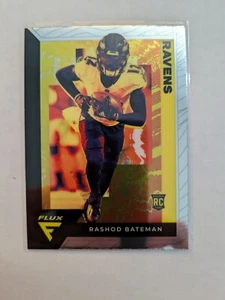 🏆 2021 Panini Chronicles Flux RASHOD BATEMAN RC FX15 BALTIMORE RAVENS - Picture 1 of 2