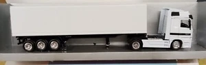 NEW RAY 1/43 - CAMION MERCEDES ACTROS 1857 40' BIANCO CONTAINER - Foto 1 di 2