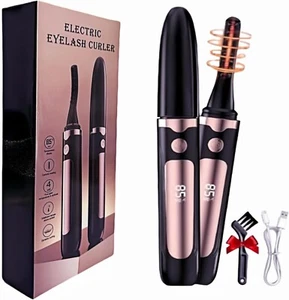 Heated Eyelash Curlers, Electric Eyelash Curlers, 4 Temperature Modes with USB - Picture 1 of 4