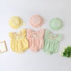 Newborn Infant Baby Girl Clothes Lace Jumpsuit Ruffles Romper Sleeveless Romper