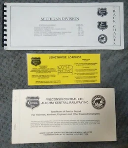 Wisconsin Central Michigan Division Track Charts & Time/Hours of Service Reports - Picture 1 of 8