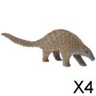 2xSimulation Manis Pentadactyla Figure Animal Model Home Ornament Kids Toy