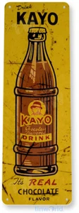 TIN SIGN Kayo Chocolate Drink Tin Metal Sign Soda Retro Kitchen Decor B167 - Picture 1 of 2