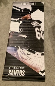 Gregory Santos Chicago White Sox Stadium Hung Banner Double Sided 70x30 - Picture 1 of 4