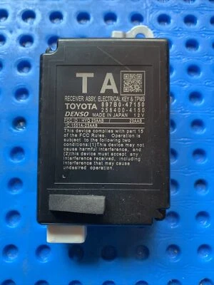 MÓDULO DE CONTROL RECEPTOR DE ENTRADA SIN LLAVE PUERTA INTELIGENTE TOYOTA PRIUS PRIME OEM 17-20 Foto 1 de 4