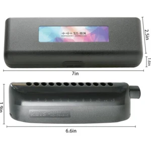 KONGSHENG KB-12 Chromatic Modern Harmonica key of G.
