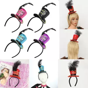 Adults Kids Headband Soldier Headwear Masquerade Headpieces Party Fashionable - Picture 1 of 54