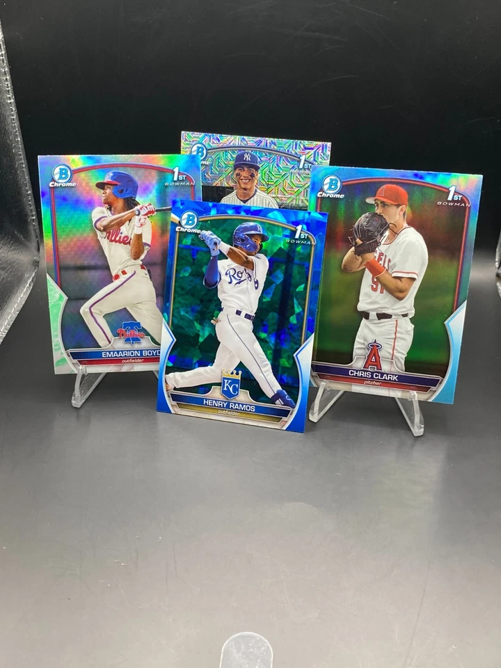 2023 Bowman & Chrome & Draft * ALL PARALLEL * LUNAR - SAPPHIRE -SHIMMER YOU PICK - Image 1 of 1